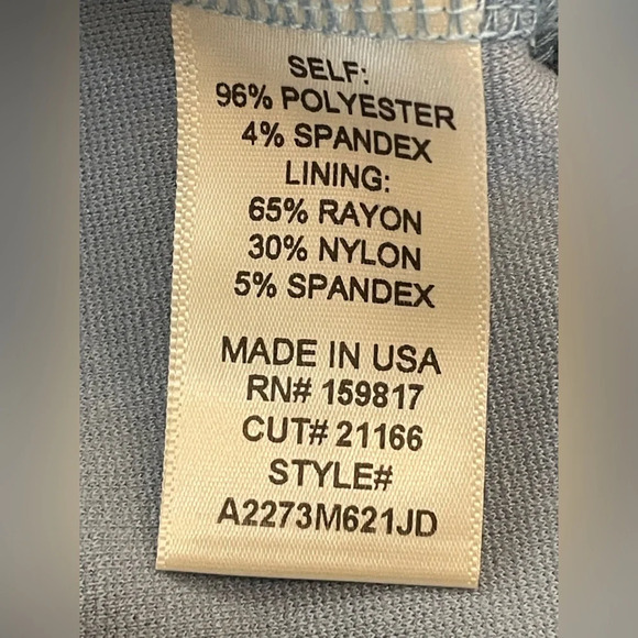 Altar'd State Floral Strapless Top - Blue and Cream Size Medium - Picture 7 of 7